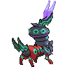 Mega Scolipede back shiny sprites