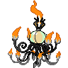 Mega Chandelure back shiny sprites