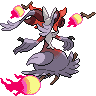 Mega Delphox back shiny sprites