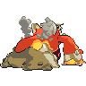 Mega Heatran back shiny sprites