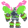 Mega Golurk back shiny sprites