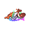 Mega Droopy Tatsugiri back shiny sprites