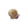 Omanyte back shiny sprites