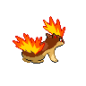 Quilava back shiny sprites