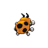 Ledyba back shiny sprites