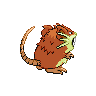 Raticate back shiny sprites