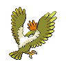 Fearow back shiny sprites