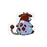 Miltank back shiny sprites