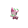 Celebi back shiny sprites
