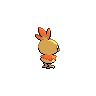 Torchic back shiny sprites