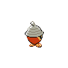 Seedot back shiny sprites