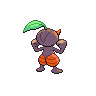 Nuzleaf back shiny sprites