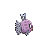 Feebas back shiny sprites