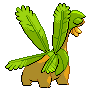 Tropius back shiny sprites