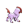 Absol back shiny sprites
