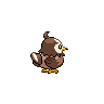 Starly back shiny sprites