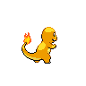 Charmander back shiny sprites