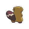 Bibarel back shiny sprites