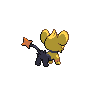 Shinx back shiny sprites