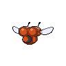 Combee back shiny sprites