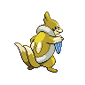 Floatzel back shiny sprites