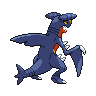 Garchomp back shiny sprites