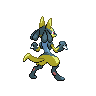 Lucario back shiny sprites