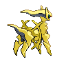 Arceus back shiny sprites