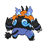 Emboar back shiny sprites