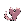 Minccino back shiny sprites