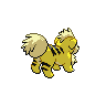 Growlithe back shiny sprites