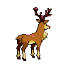 Sawsbuck back shiny sprites