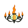 Chandelure back shiny sprites