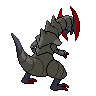 Haxorus back shiny sprites