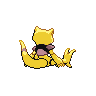 Abra back shiny sprites