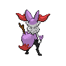 Braixen back shiny sprites