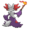 Delphox back shiny sprites