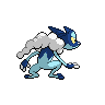 Frogadier back shiny sprites