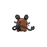 Dedenne back shiny sprites