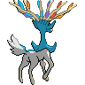 Xerneas back shiny sprites