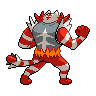 Incineroar back shiny sprites