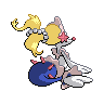 Primarina back shiny sprites