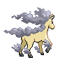 Rapidash back shiny sprites
