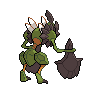 Kleavor back shiny sprites