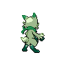 Floragato back shiny sprites