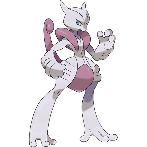 Mega Mewtwo X artwork