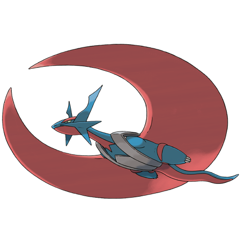 Mega Salamence artwork