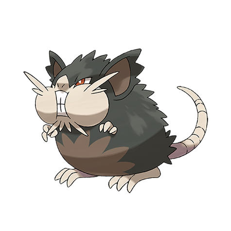 Totem Alolan Raticate artwork