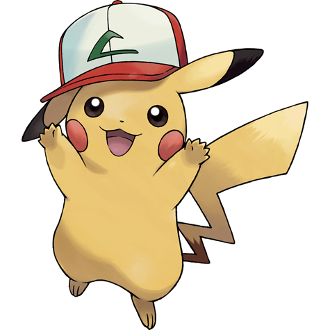 Original Cap Pikachu artwork