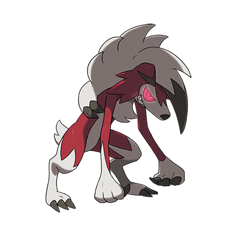 Midnight Lycanroc artwork